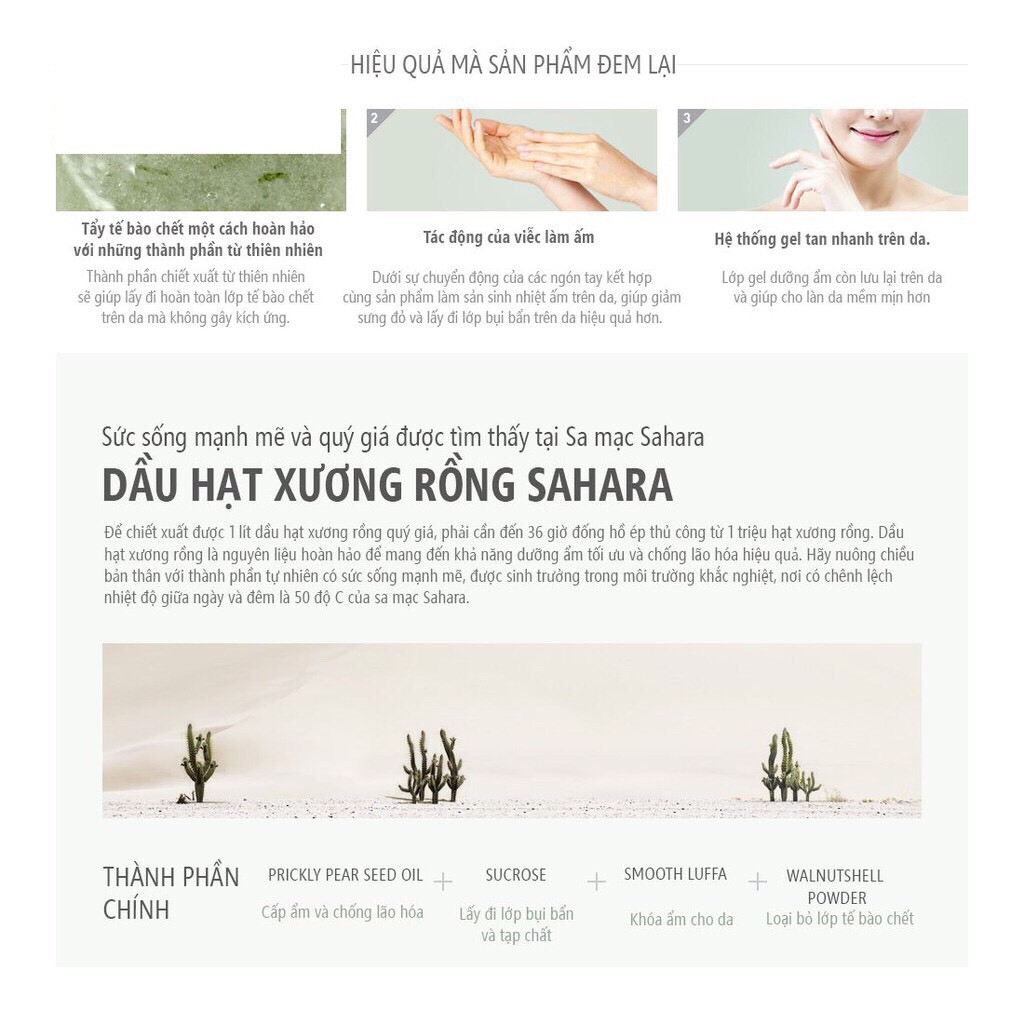 Tẩy tế bào chết Huxley Scrub Mask Therapy 30g chiết xuất từ xương rồng | BigBuy360 - bigbuy360.vn