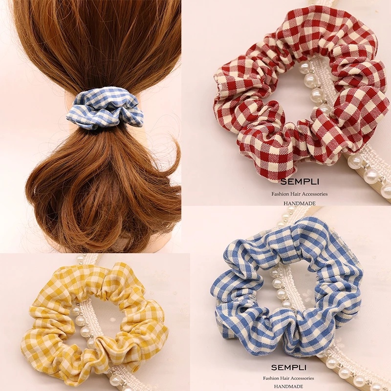 Dây Cột Tóc Phong Cách Hàn Quốc Cổ Điển Thời Trang Cho Nữ