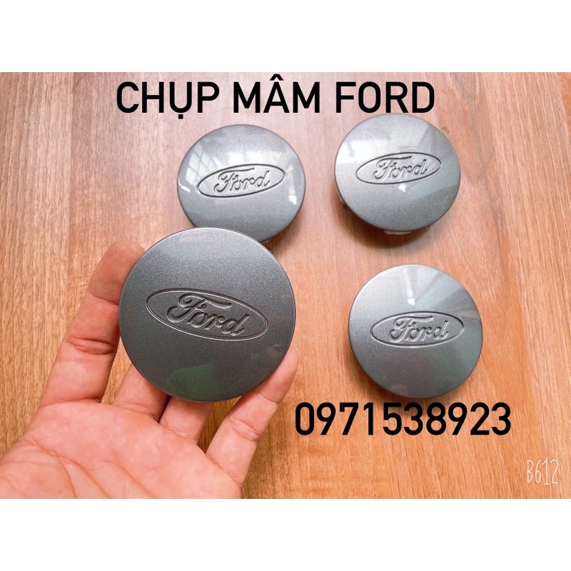 4 CHỤP MÂM FORD RANGER EVEREST KÍCH THƯỚC 70mm CAO CẤP GIÁ RẺ