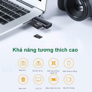 Đầu đọc thẻ SD/TF chuẩn USB 2.0 UGREEN CM264 60721