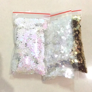 Kim sa bông hoa 6 cánh, kim sa (vảy cá) tròn