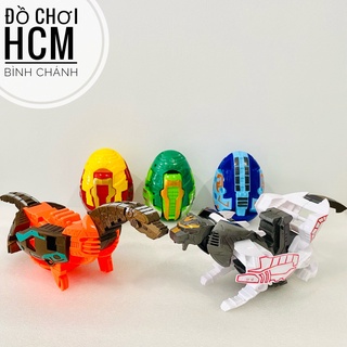 [NHIỀU MẪU ĐẸP ĐỦ SIZE] Đồ chơi trứng khủng long biến hình dành cho bé thích khám phá thế giới động vật