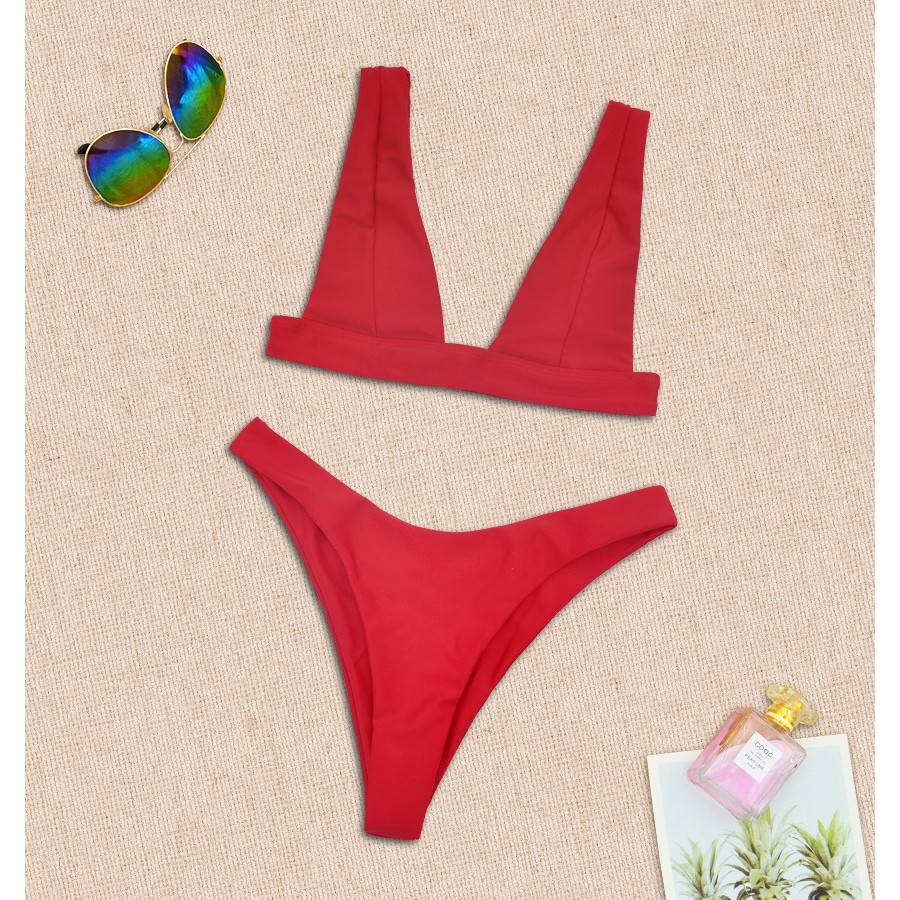 Bộ Bikini 14 Màu Kiểu Dáng Đơn Giản H385 | BigBuy360 - bigbuy360.vn