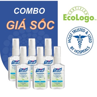 Combo 6 chai Gel rửa tay khô diệt khuẩn Purell Advanced (60ml)