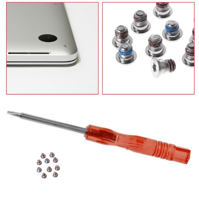 Bộ dụng cụ tuốc nơ vít kèm ốc vít sửa chữa tiện dụng cho Macbook Pro Retina A1398 A1425
