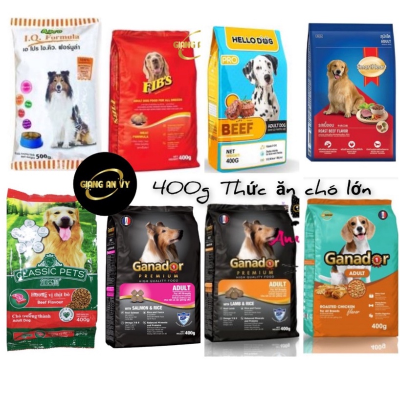 400g - Thức ăn cho chó lớn, chó trưởng thành Fib s , Ganador , Smartheart