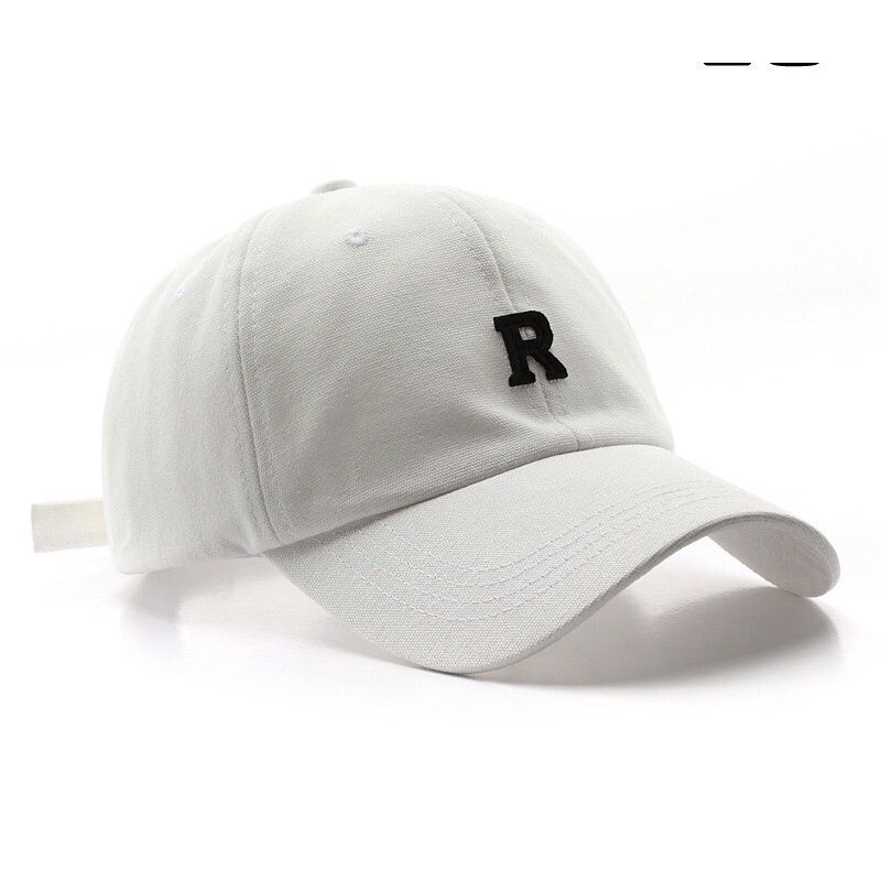 Mũ lưỡi trai in chữ R