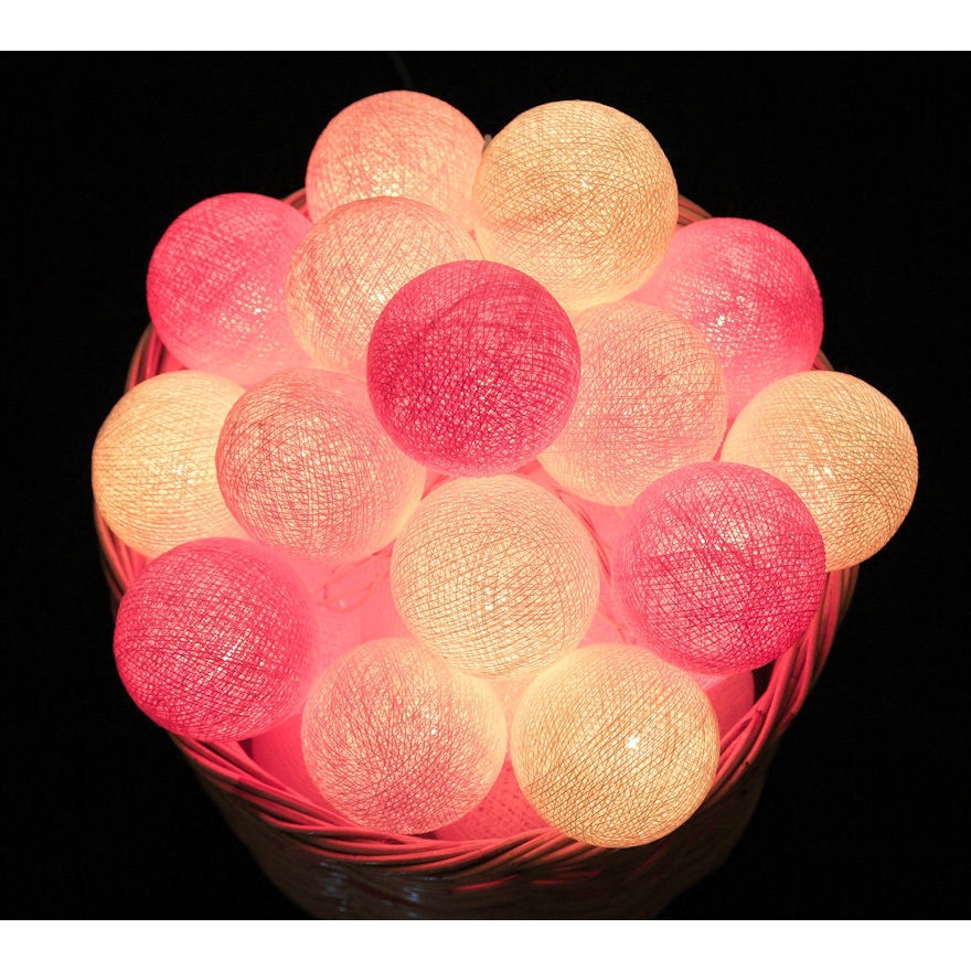 Dây đèn LED USB hình tròn bằng sợi cotton | BigBuy360 - bigbuy360.vn