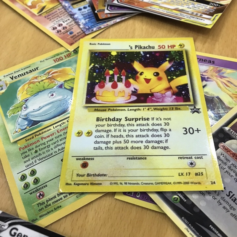 01 Thẻ bài in bất kỳ Pokémon theo yêu cầu chuẩn như thật