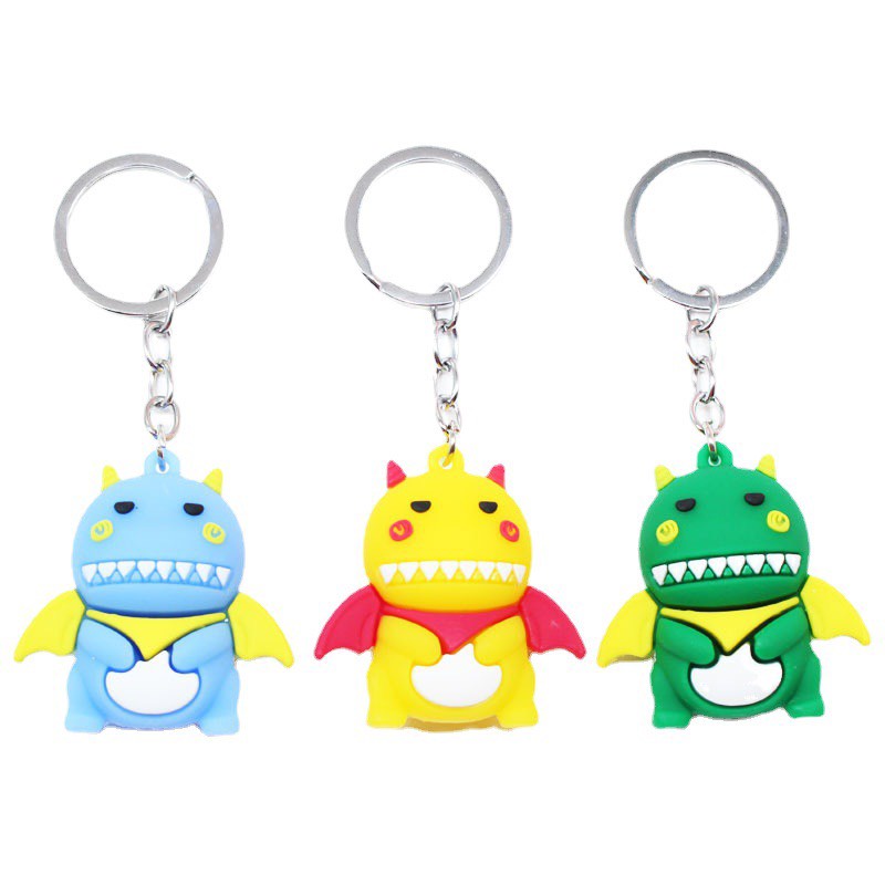 Móc khoá khủng long dễ thương treo balo , móc khoá