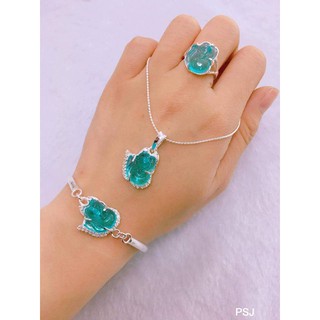 Bộ hồ ly bạc ta phong thủy mệnh Thủy
