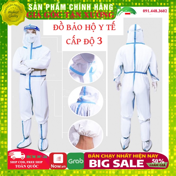 Đồ Bảo Hộ Y Tế Cấp Độ 3, Đồ Phòng Hộ, Đồ Chống Dịch Level 3