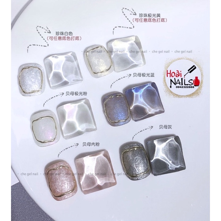 Gel màu hot ánh trai trắng