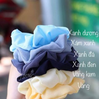 🌸🌸 Dây cột tóc mẫu #Scrunchies vải Chiffon 💖