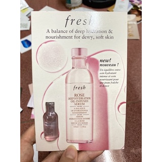 Serum Dưỡng da cấp ẩm sâu Fresh Rose Deep Hydration Face Serum