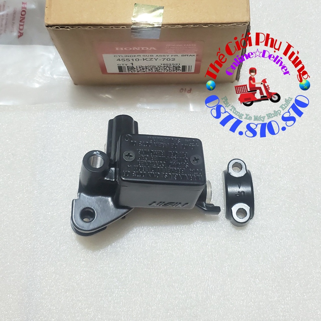 Cùm dầu tay thắng trước Sonic 150 Zin Honda - 45510-KZY-702