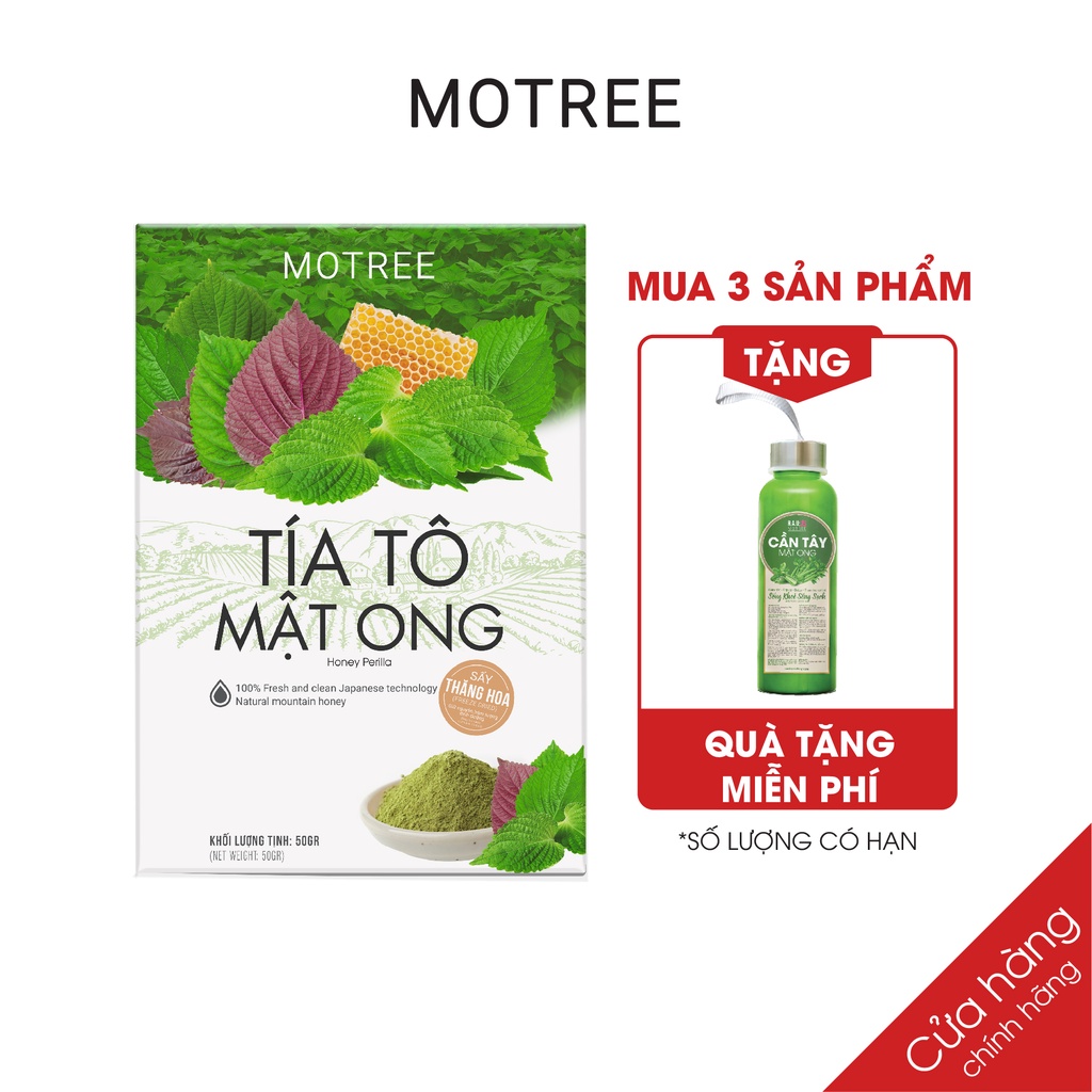 [Xả Kho] Bột tía tô mật ong MOTREE sấy thăng hoa công nghệ Nhật Bản 54gr.