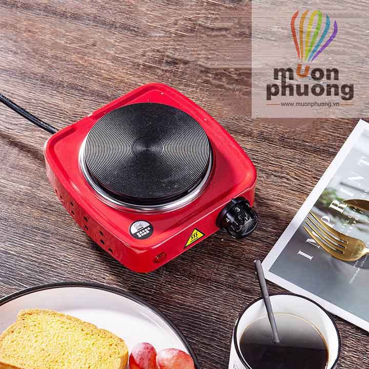 Bếp điện mini công suất 220V – 500W nhỏ gọn xinh xắn tiện dụng pha trà, pha cafe, pha mì không kén nồi -MUÔN PHƯƠNG SHOP
