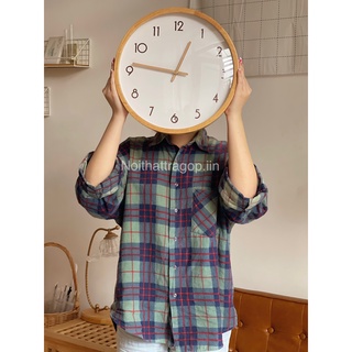 đồng hồ khung gỗ tự nhiên