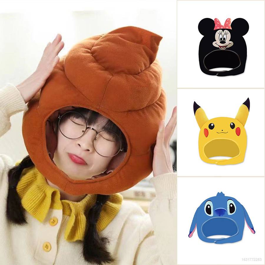 Mũ beanie Họa Tiết Hoạt Hình Pikachu Dễ Thương Sáng Tạo Cho Nam Và Nữ