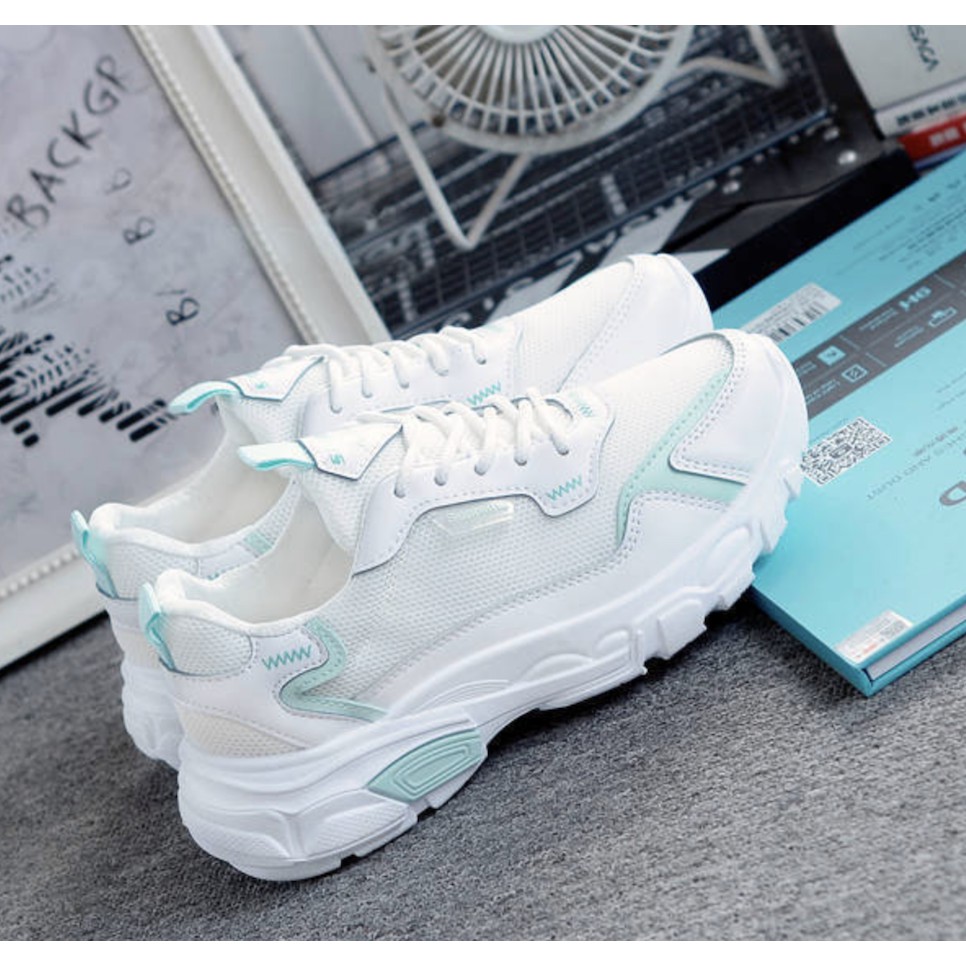 Giầy Thể Thao Nữ Sneaker Hàn Quốc Auto chữ S lưới thoáng | BigBuy360 - bigbuy360.vn