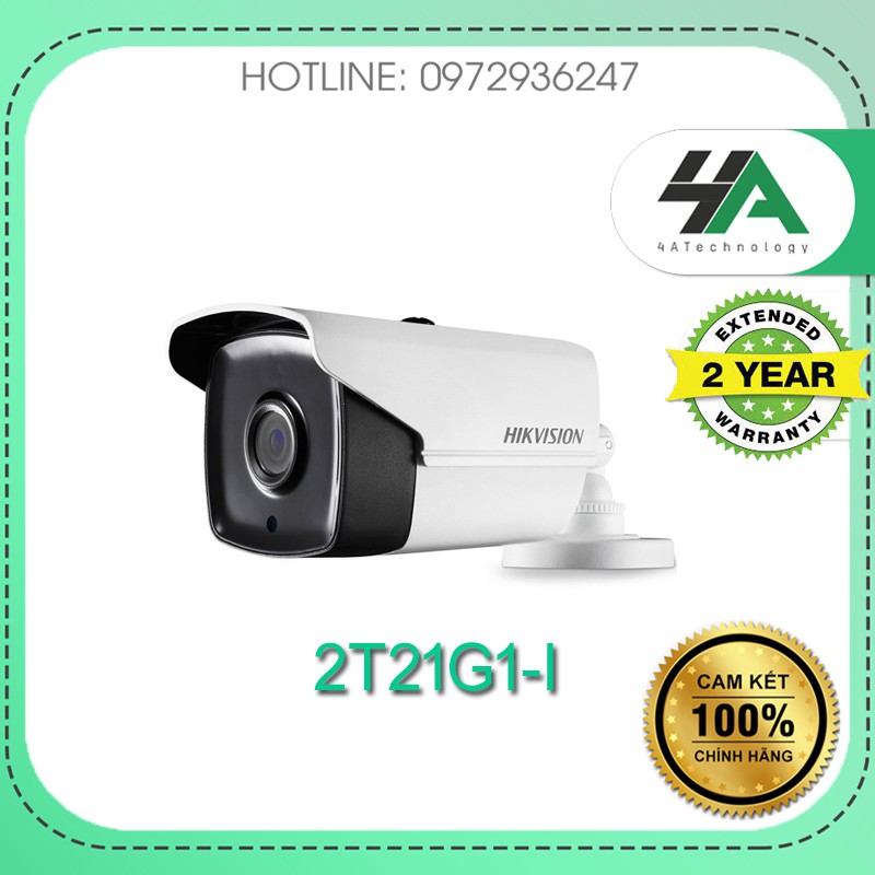 Camera IP 2MP HIKVISION 2CD2T21G1-I (chính hãng Hikvision Việt Nam)