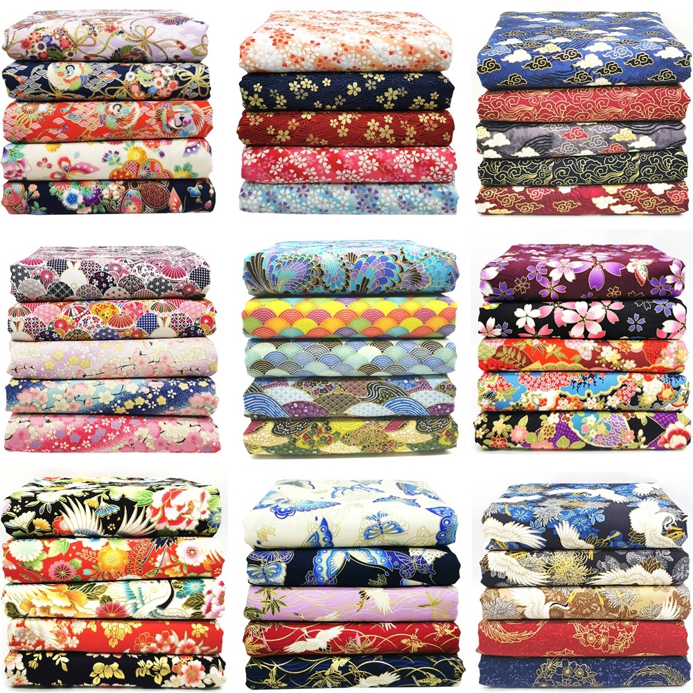 Bộ 5 tấm vải cotton chất lượng có thể chia cắt tiện lợi dành cho DIY