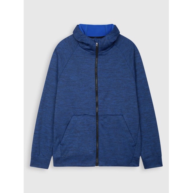 Áo khoác nỉ nam Canifa có mũ màu trơn