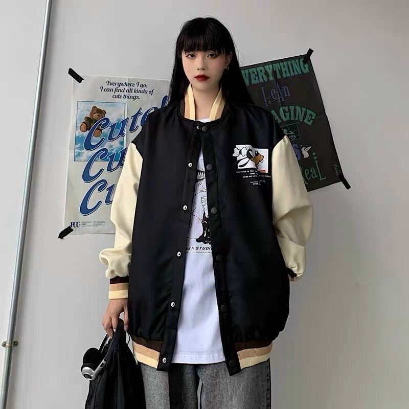 Áo khoác dù bomber form rộng | BigBuy360 - bigbuy360.vn