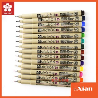 [SALE HOT] Bút CHÍNH HÃNG Line Màu MICRON PIGMA SAKURA Kháng Nước-Chuyên Đi Nét, Vẽ Tranh (B22)
