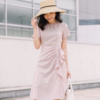 Đầm dự tiệc hoạ tiết eo duyên dáng