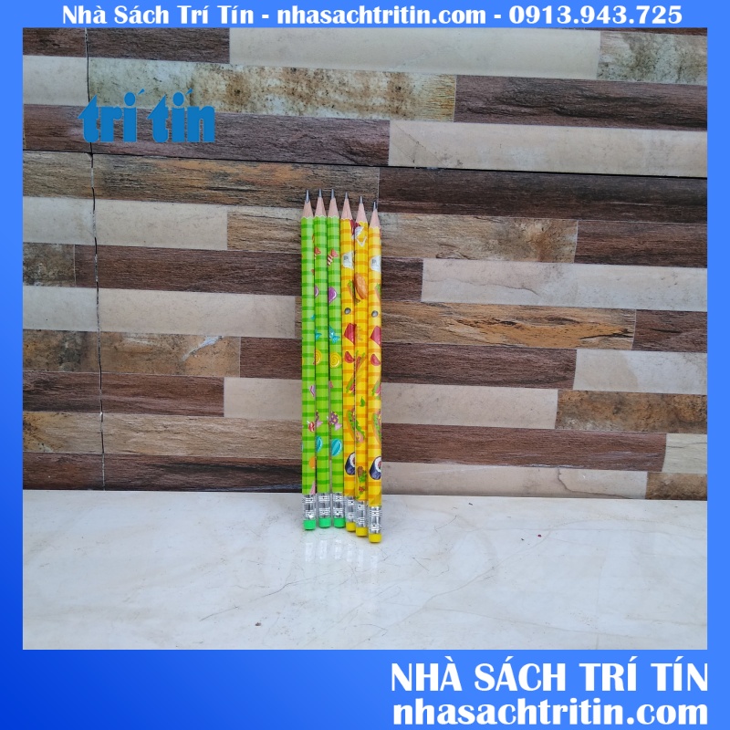 CHÌ GỖ SƠN MÀU 2B ERAS, MÀU SẮC BẮT MẮT CHÌ KHÔNG BỤI KHÔNG GÃY CHÌ KHI GỌT