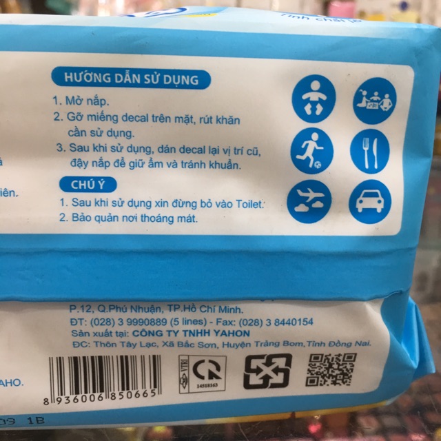 Khăn Ướt Em Bé NUNA Mở Nắp 100 miếng (không mùi)