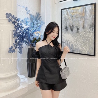 Áo tafta cổ yếm (ảnh thật tự chụp)