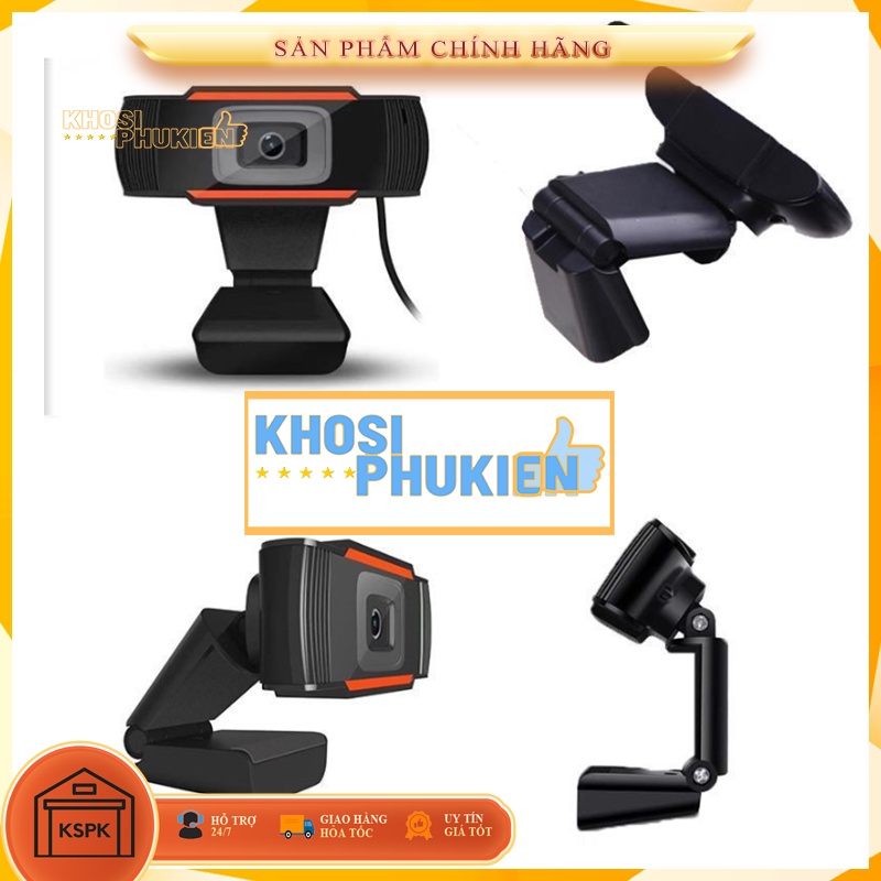 Webcam HỌC ONLINE CHO MÁY TÍNH GIÁ RẺ CÓ MIC KSPK WEBCAM720