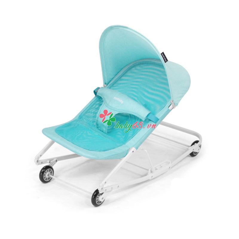 Xe nhún ăn bột có bập bênh + mùng hiệu Seebaby R1 ( hàng chính hãng )