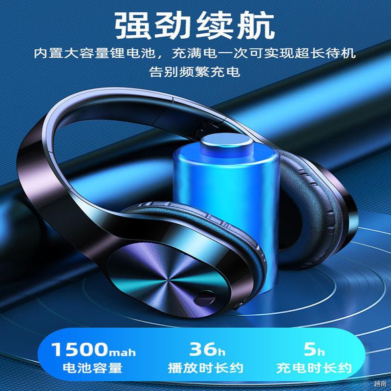 ✘Mũ trùm đầu Amoi-Tai nghe bluetooth không dây kiểu dáng, máy tính chơi game, chất lượng âm thanh cao, hát siêu l