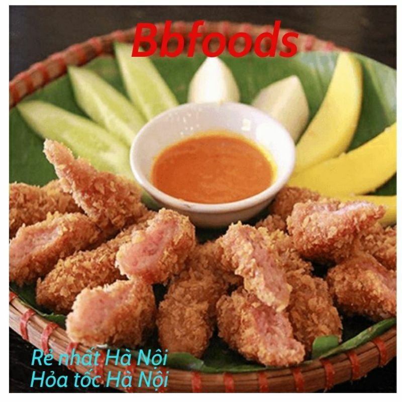 Nem chua rán chuẩn vị Hà Nội nem thịt ngon  20 chiếc 450g Bbfoodshanoi