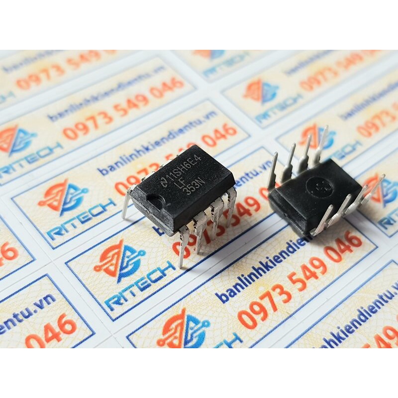Combo 5 chiếc LF353N DIP8 Bộ Khuếch Đại Hoạt Động Kép