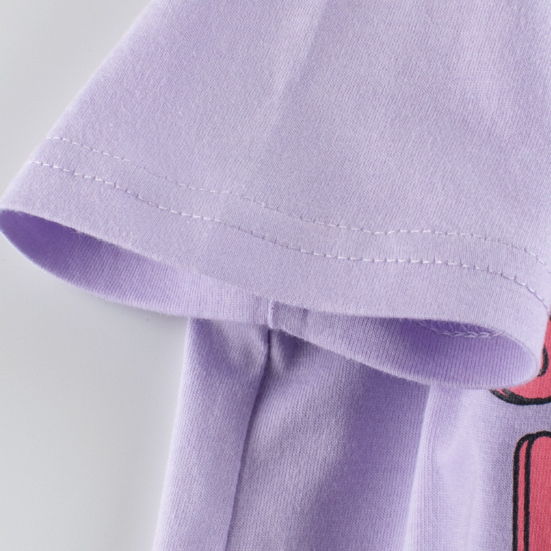 Áo Thun Cotton Tay Ngắn In Chữ Đơn Giản Thời Trang Mùa Hè Hàn Quốc Mới