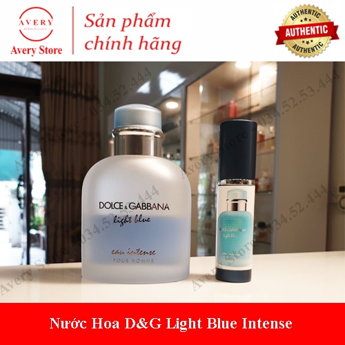 Nước Hoa Dolce & Gabbana Light Blue Eau Intense Pour Homme EDP 10ml Chính Hãng