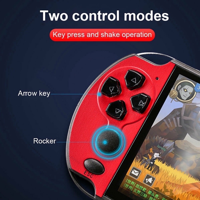 “Chính Hãng” Máy Chơi Game Cầm Tay X7 Plus 5.1 Tft 8gb Psp Trò Chơi , nghe nhạc , chơi game , xem phim , đọc sách