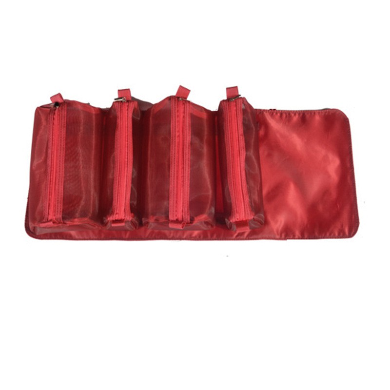 PVN30785 Set túi ví đựng mỹ phẩm 4in1 gọn, tiện lợi, chống thấm bảo vệ mỹ phẩm T2