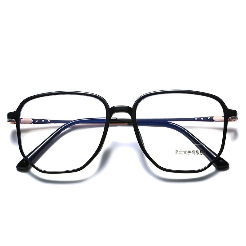 Mắt Kính Gọng Đa Giác Chống Ánh Sáng Xanh Phong Cách Hàn Quốc Cho Nữ