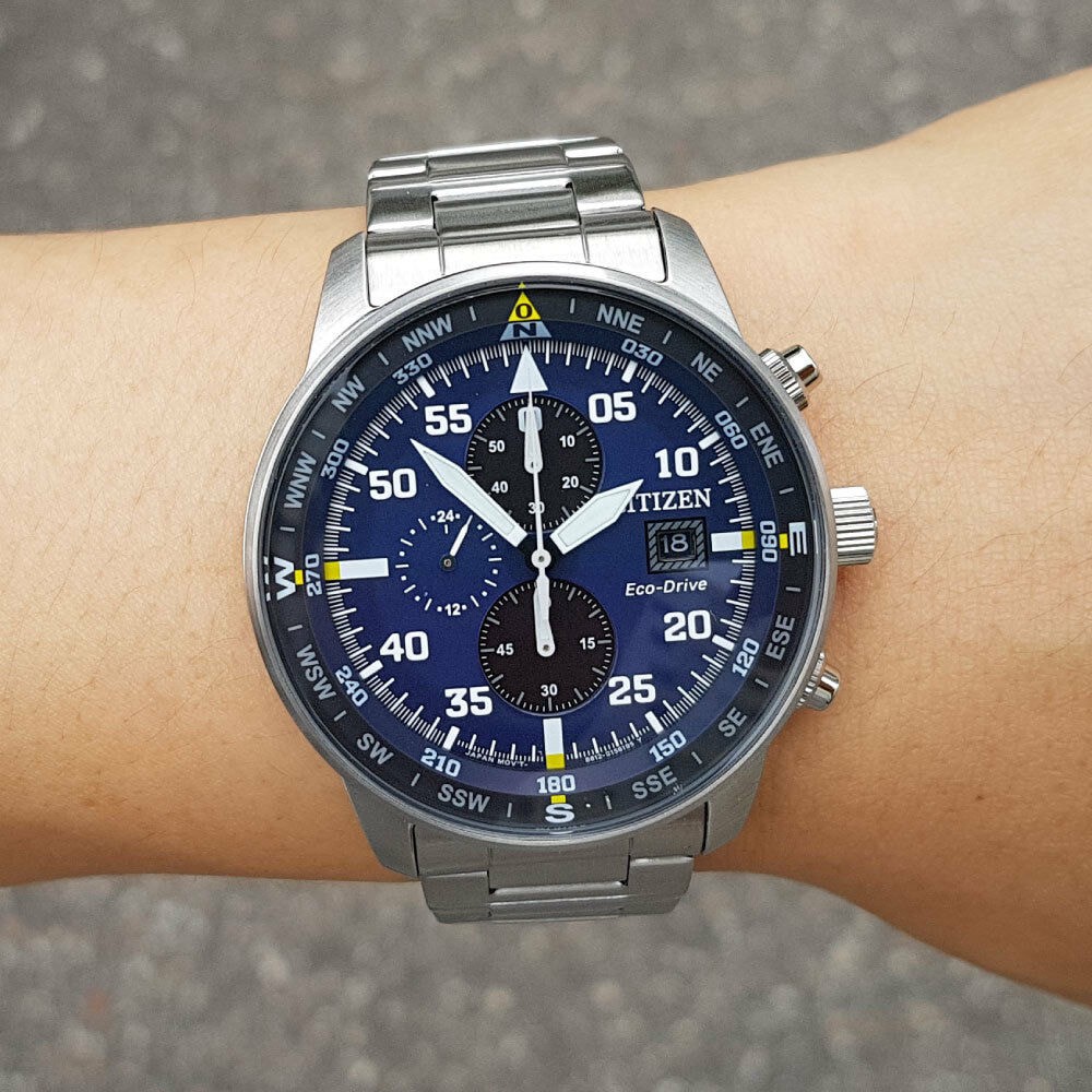 Đồng hồ nam chính hãng Citizen Eco_Drive CA0690-88L - Máy Quartz pin năng lượng ánh sáng - Kính cứng