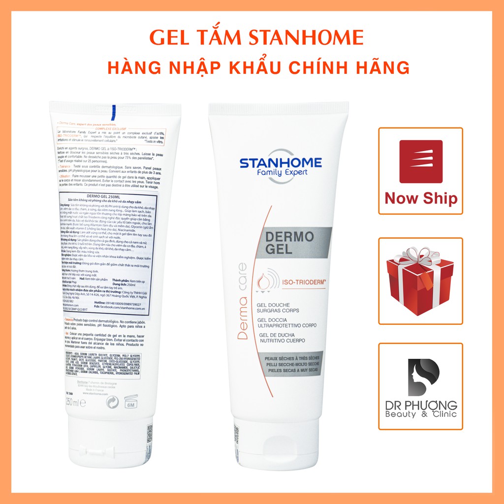 Sữa Tắm Stanhome Dermo Gel 250ml