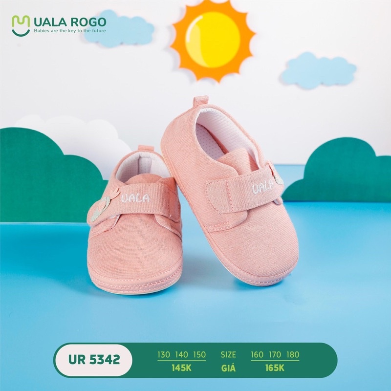 Giày Tập Đi Đế Cao Su Chống Trượt Uala Rogo UR5342