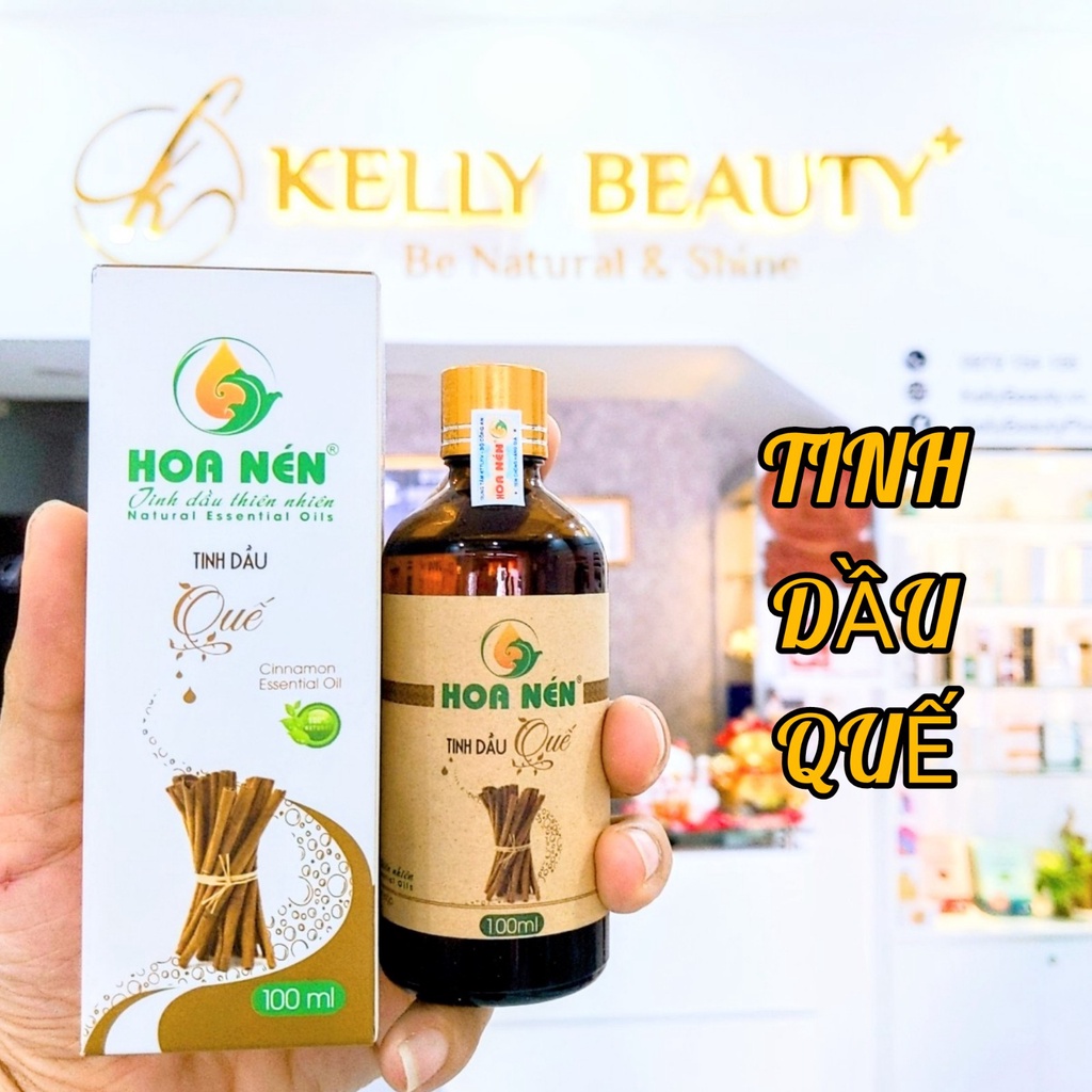 Tinh Dầu Quế HOA NÉN 100ml - Hương Thơm Ấm Áp, Thanh Lọc Không Khí, Thư Giãn, Ngủ Sâu Giấc | Kelly Beauty