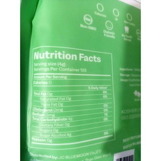 ❤ĐƯỜNG KIÊNG ERYTHRITOL BỊCH BỰ 500GRAM