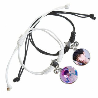 Vòng tay đôi in hình hạ tuấn lâm tnt thời đại thiếu niên đoàn idol thần tượng cpop